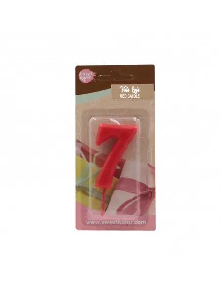 Vela 7 Roja
