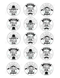 Papel azúcar Día del Padre I
