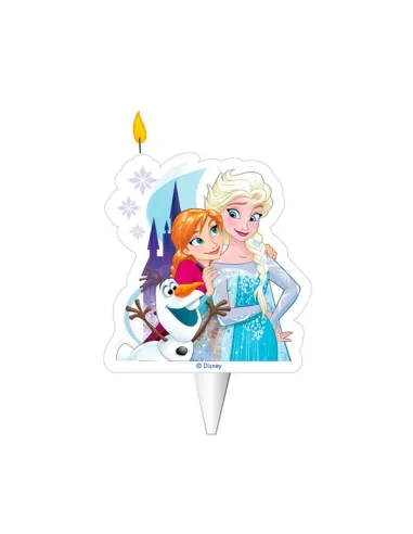 Vela Frozen Elsa, Anna y Olaf 2D