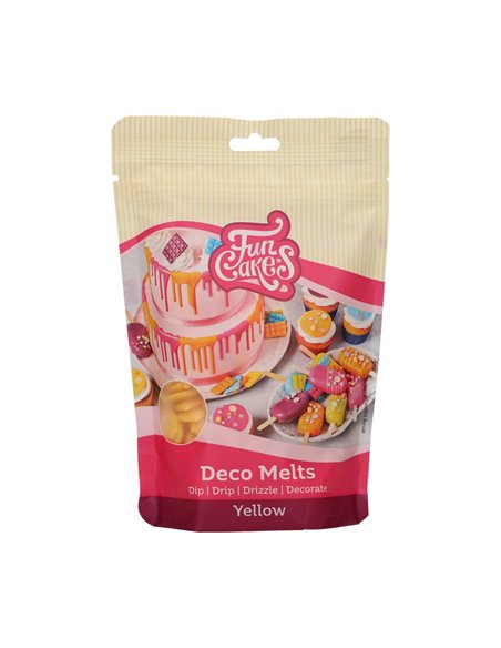 Deco Melts Amarillo 250 g Funcakes