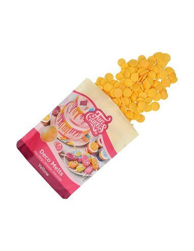 Deco Melts Amarillo 250 g Funcakes
