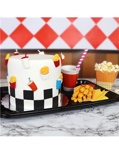 Set 2 cortadores Patatas fritas y bebida Pop It® - JEM