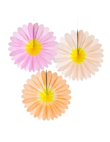 Set 3 flores de papel