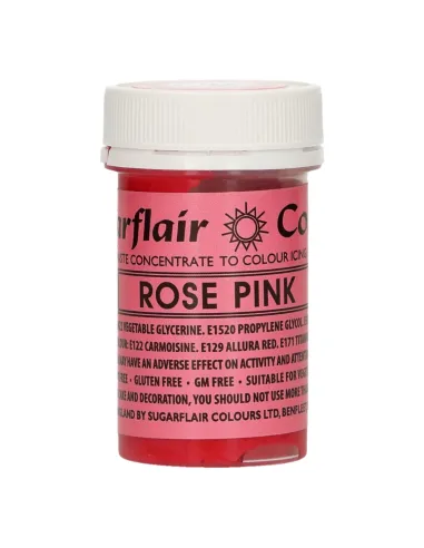Colorante en pasta Rosa Pink Sugarflair