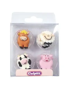 Set 12 decoraciones azúcar Animales marinos Culpitt