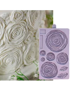 Molde silicona Ruffled Roses Karen Davies
