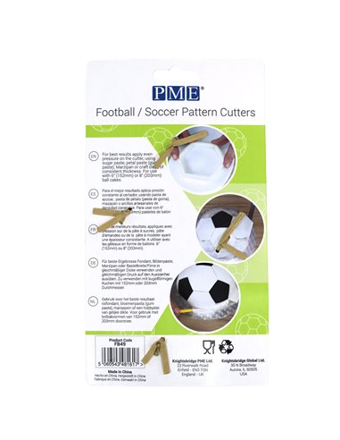 Set 4 cortadores pentágonos y Hexágonos PME