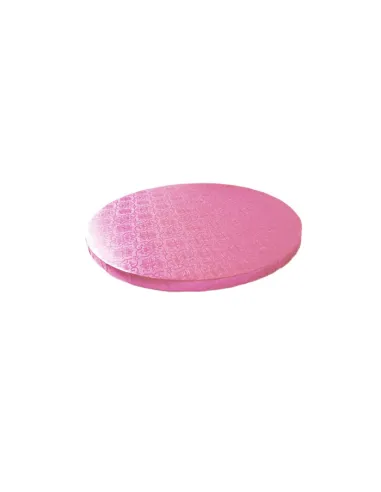 Base redonda rosa 35 cm grosor 12 mm