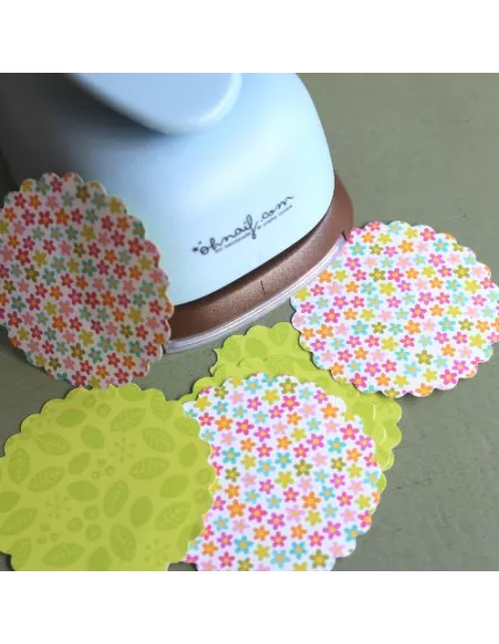 Troqueladora círculo ondulado 2,5"