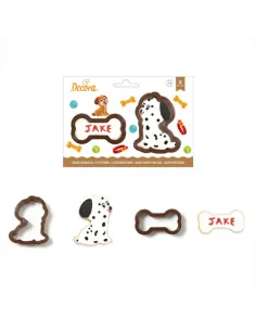 Set 2 cortadores Perro y Hueso Decora