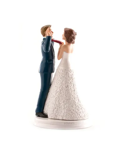 Figura novios Manos Arriba 20 cm