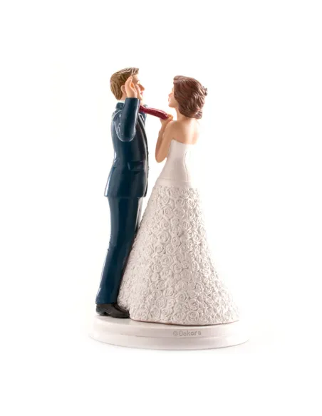 Figura novios Manos Arriba 20 cm