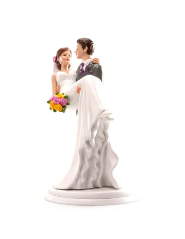 Figura novios Mujer en Brazos 20 cm