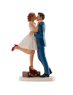 Figura novios Maleta 16 cm