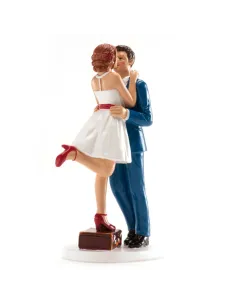 Figura novios Maleta 16 cm 2
