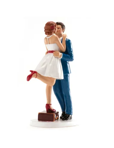 Figura novios Maleta 16 cm