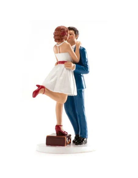 Figura novios Maleta 16 cm