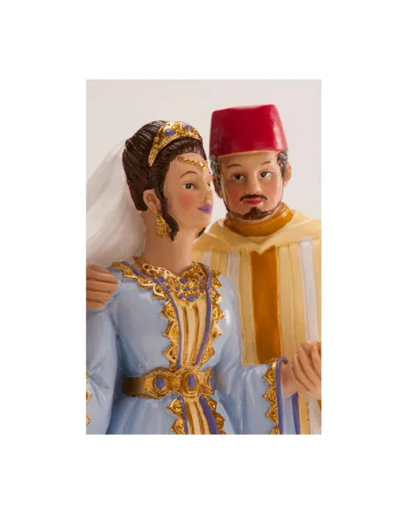 Figura novios Oriental Style 18 cm