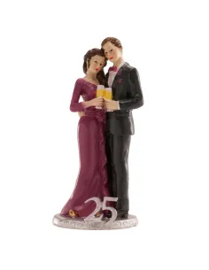 Pareja Boda 25 Aniversario 20 cm