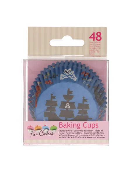 Cápsulas de papel Piratas Funcakes