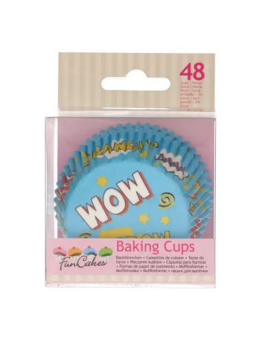 Cápsulas de papel Superhéroes Funcakes