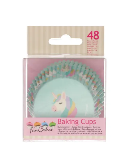 Cápsulas de papel Unicornio Funcakes