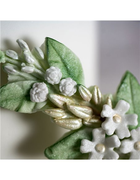 Molde silicona rama Hojas y Flores Karen Davies