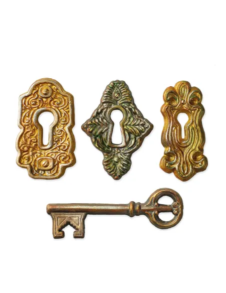 Molde silicona Cerraduras y Llave Katy Sue