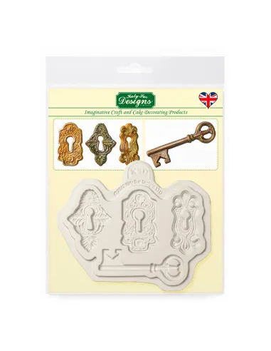 Molde silicona Cerraduras y Llave Katy Sue