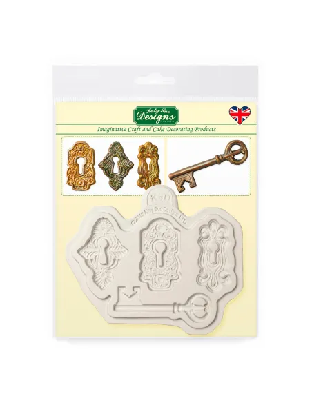 Molde silicona Cerraduras y Llave Katy Sue