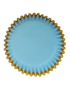 Cápsulas de aluminio Azul con adorno oro PME 2