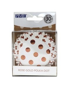 Cápsulas de aluminio Lunares Oro Rosado PME 2