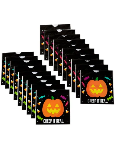 Set 18 bolsas Calabaza Halloween Wilton