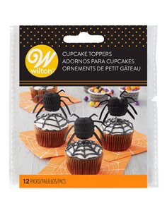 Set 12 topper Araña Halloween Wilton 2