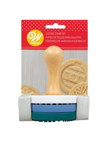 Set 3 sellos para galletas Navidad Wilton