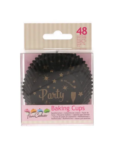 Cápsulas de papel Holly Leaf Navidad Funcakes