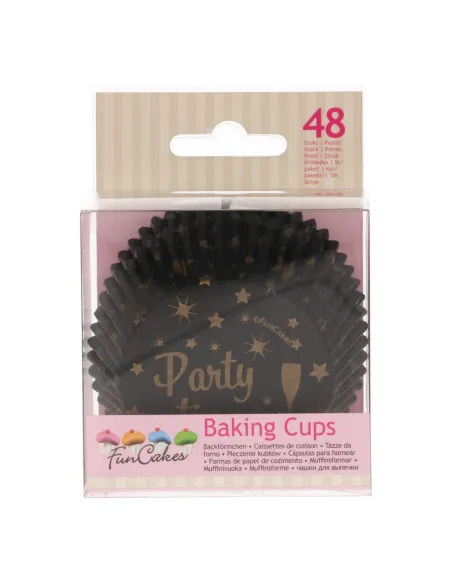 Cápsulas de papel Holly Leaf Navidad Funcakes