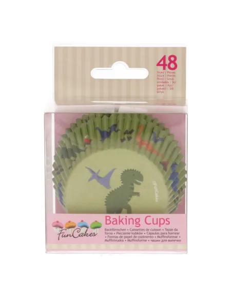 Cápsulas de papel Dinosaurios Funcakes