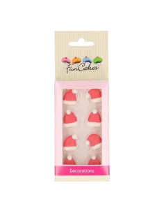 Decoraciones azúcar Gorro Papá Noel Funcakes