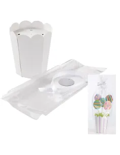 Set de 2 cajas para Pops con forma de maceta