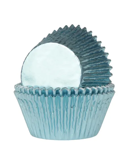 Mini cápsulas metalizadas Azul bebé HM
