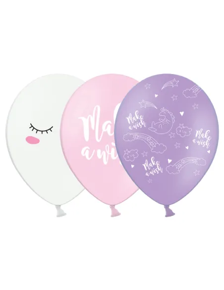 Set 6 globos Unicornio PartyDeco