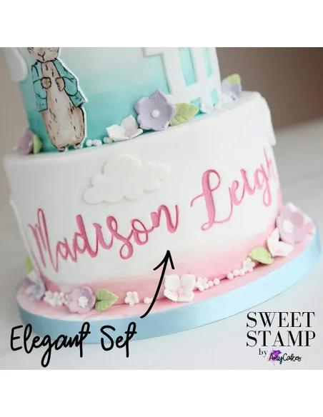 Marcador letras mayúsculas y minúsculas Elegant Sweet Stamp