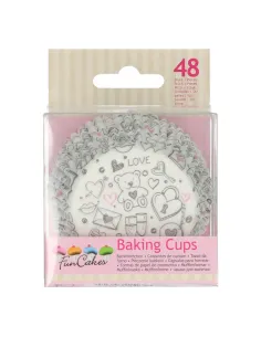 Cápsulas de papel Love Doodle Funcakes 2