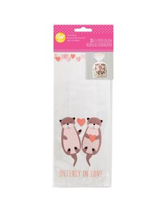 Set 20 bolsas enamorados Wilton 2