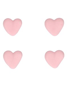Set 8 decoraciones de azúcar Corazones rosa 2
