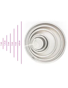 Set 6 cortadores redondos 2