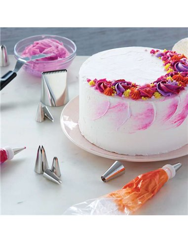 Kit para aprender a decorar tartas y postres Wilton