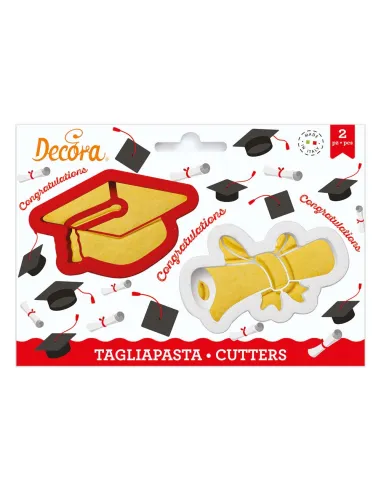 Set 2 cortadores Graduación Decora