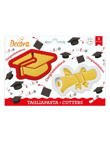Set 2 cortadores Graduación Decora
